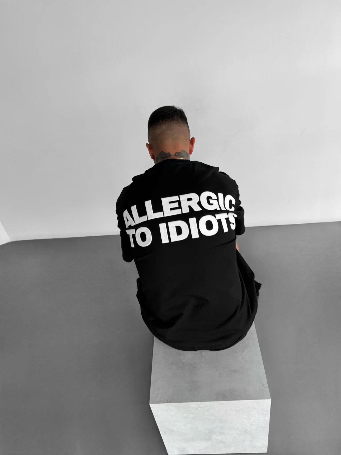 Allergic To Idiots Oversized T Shirt