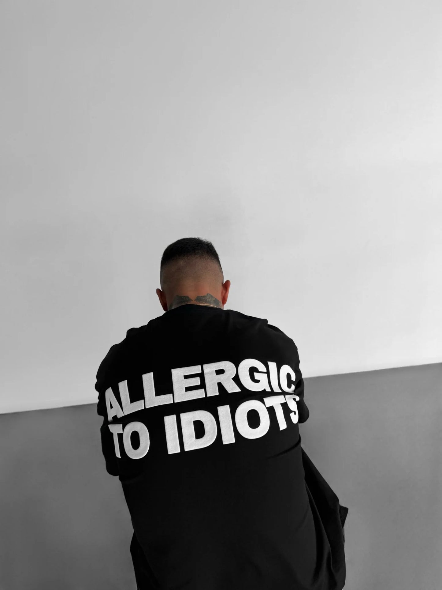 Allergic To Idiots Oversized T Shirt