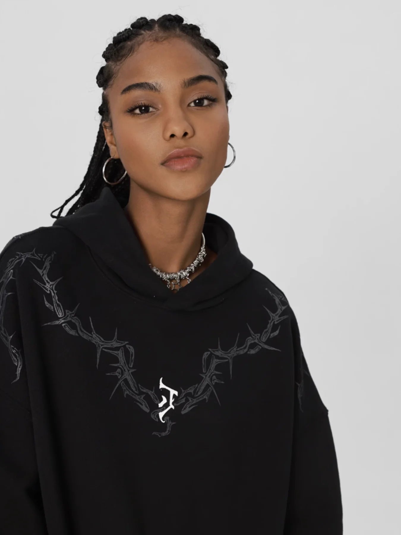 Thorn Collar Hoodie