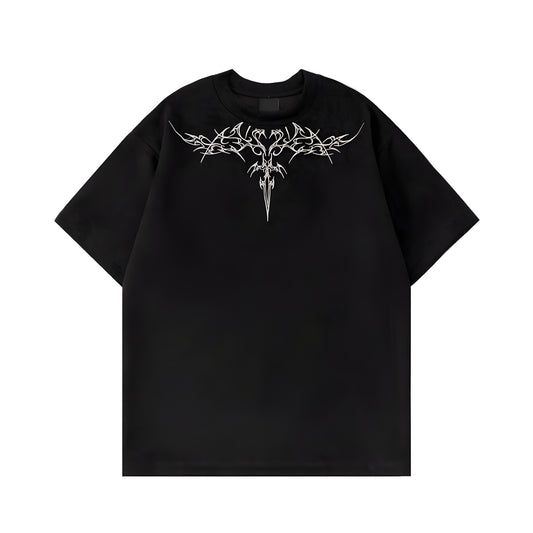 Shadow Blade Oversized T-Shirt- Embroidery