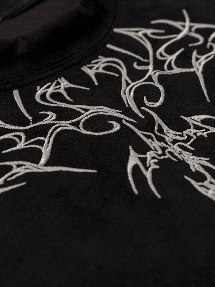 Shadow Blade Oversized T-Shirt- Embroidery